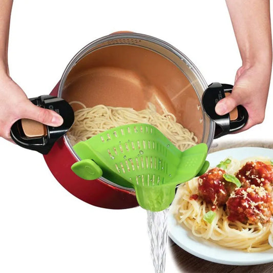 Silicone Clip On Pot Strainer