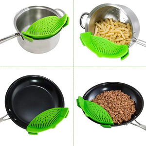 Silicone Clip On Pot Strainer