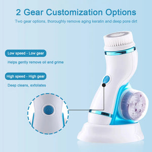 4 in 1 Electric Wash Brushes Facial Cleansing