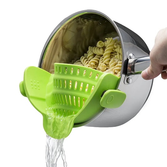 Silicone Clip On Pot Strainer