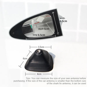 Shark Fin Warning Light Car Antenna