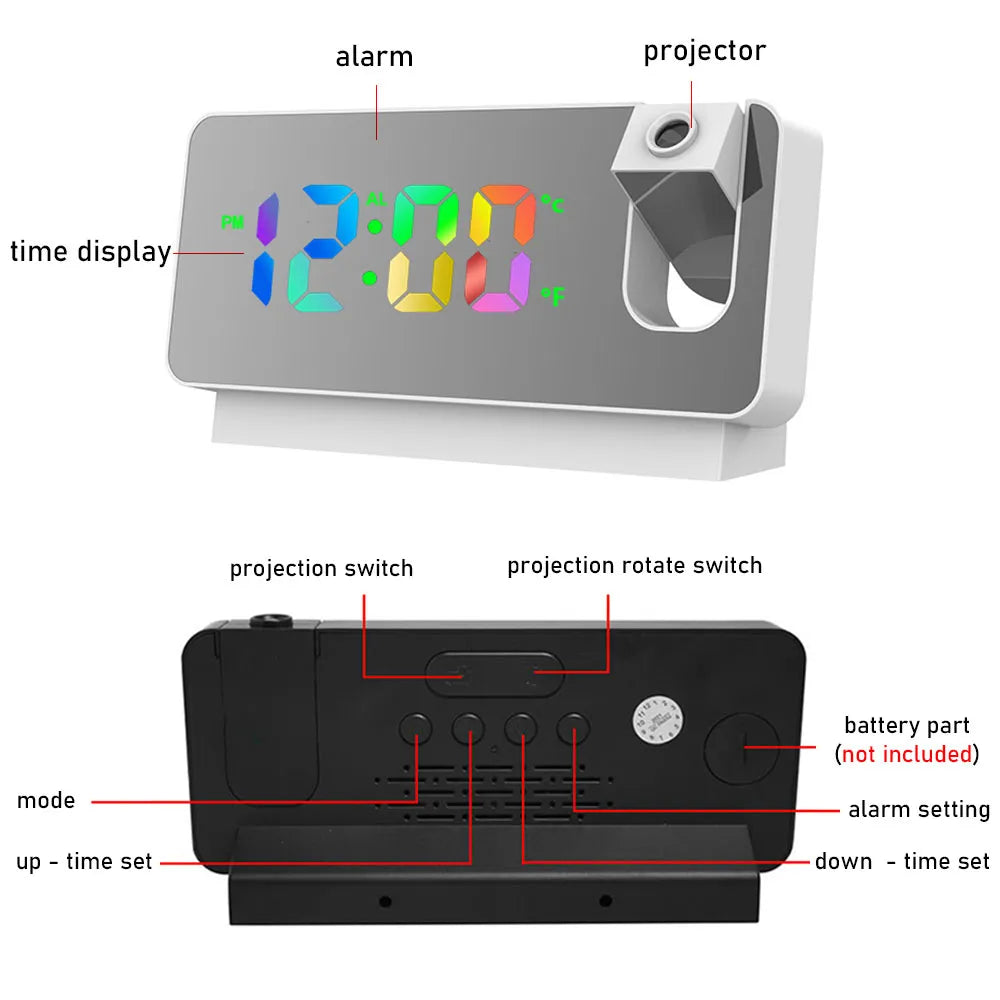 Projection Alarm Clock