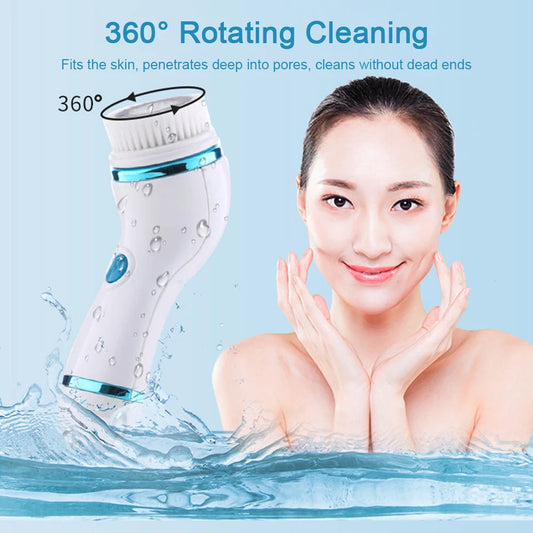 4 in 1 Electric Wash Brushes Facial Cleansing