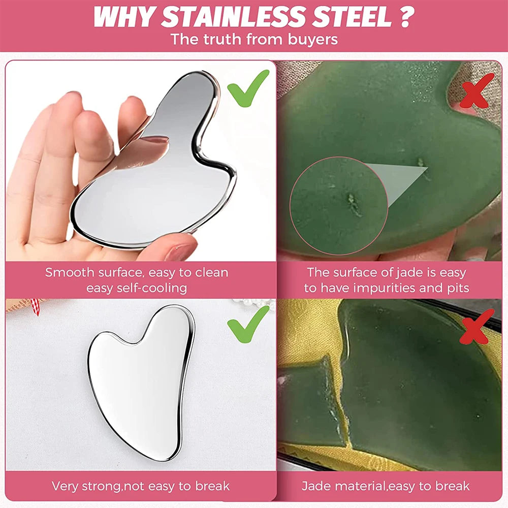 Stainless Steel Gua Sha Massage Tool