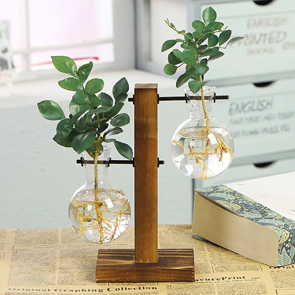 Creative Glass Desktop Planter Bulb Vase