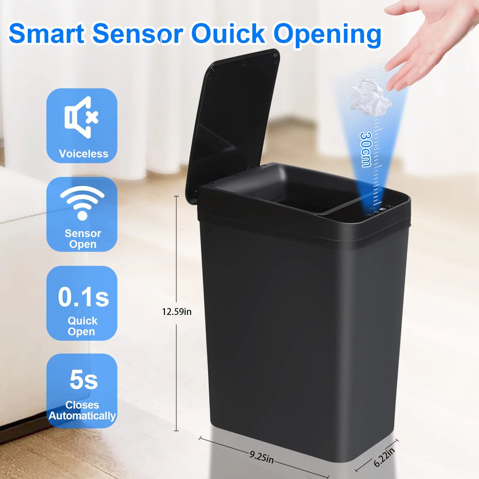 Gallon Smart Adsorption Trash Can