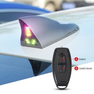 Shark Fin Warning Light Car Antenna