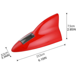 Shark Fin Warning Light Car Antenna